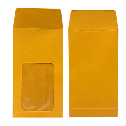 3 1/8″ x 5 1/2″ Windowed Jewelry Envelopes (100 pack)
