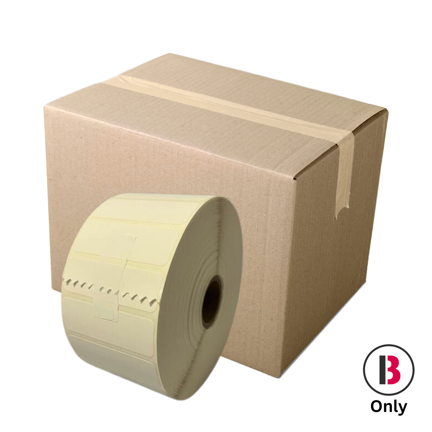 2.25 x .75" Thermal Transfer Inventory Labels - Compatible with Zebra Label Printers (6 Rolls/Box)