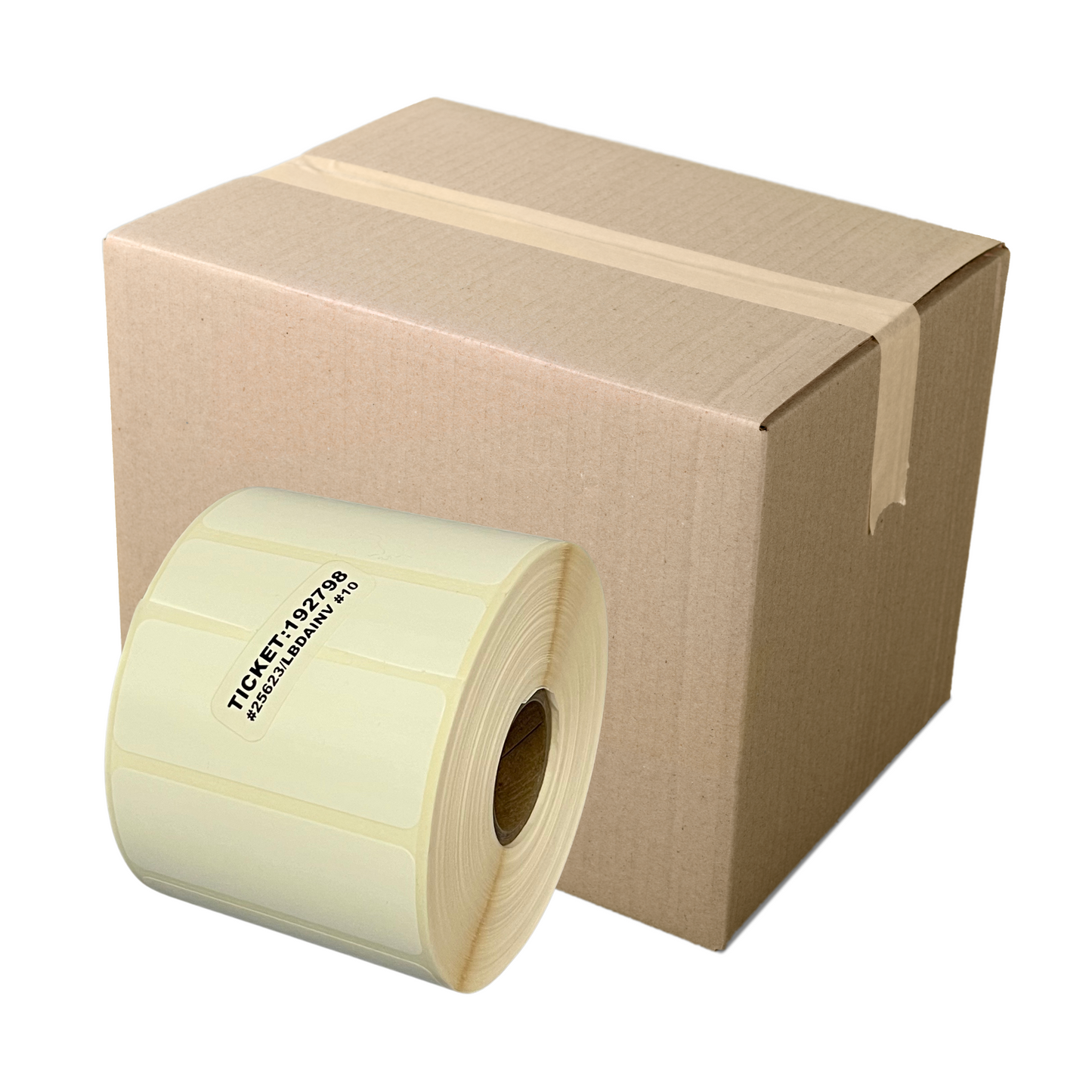 2.5 x 1" Thermal Transfer Inventory Labels - Compatible with Godex Printer (Single Roll)