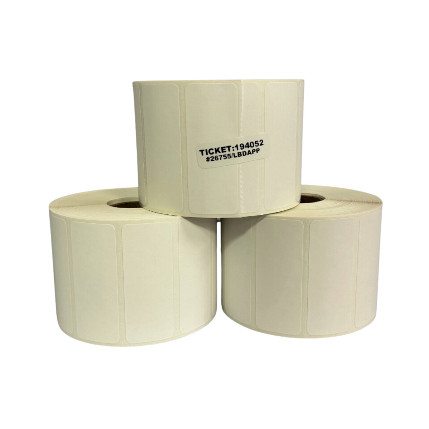 2.5 x 1" Thermal Transfer Paper Inventory Labels - Compatible with Godex Printer (Single Roll)
