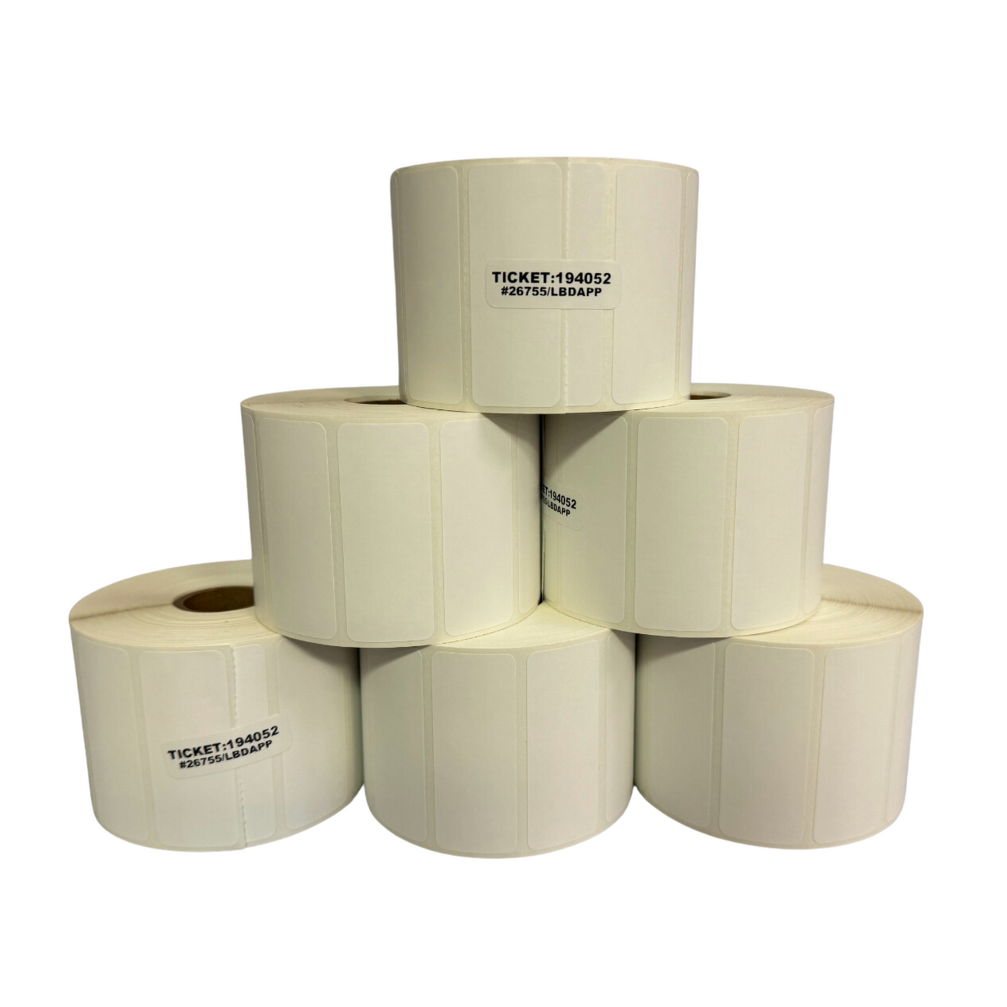 2.5 x 1" Thermal Transfer Paper Inventory Labels - Compatible with Godex Printer (Single Roll)