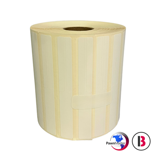 Godex 3.5 x .4375" Thermal Transfer Rat Tail Labels (Single Roll)