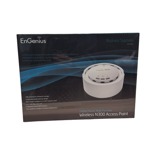 EnGenius EAP300 Wireless N300 Ceiling Mount Access Point (PoE)