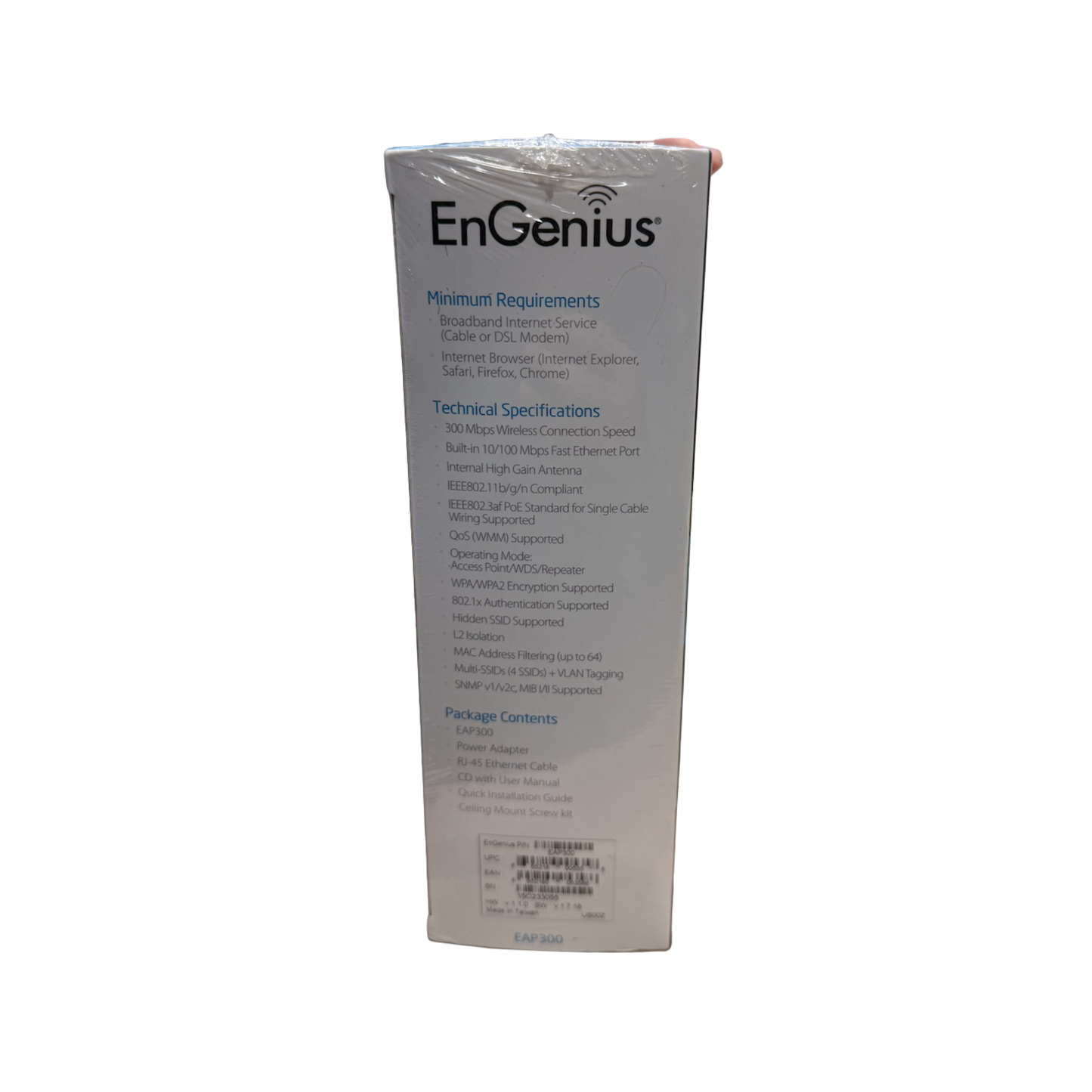 EnGenius EAP300 Wireless N300 Ceiling Mount Access Point (PoE)