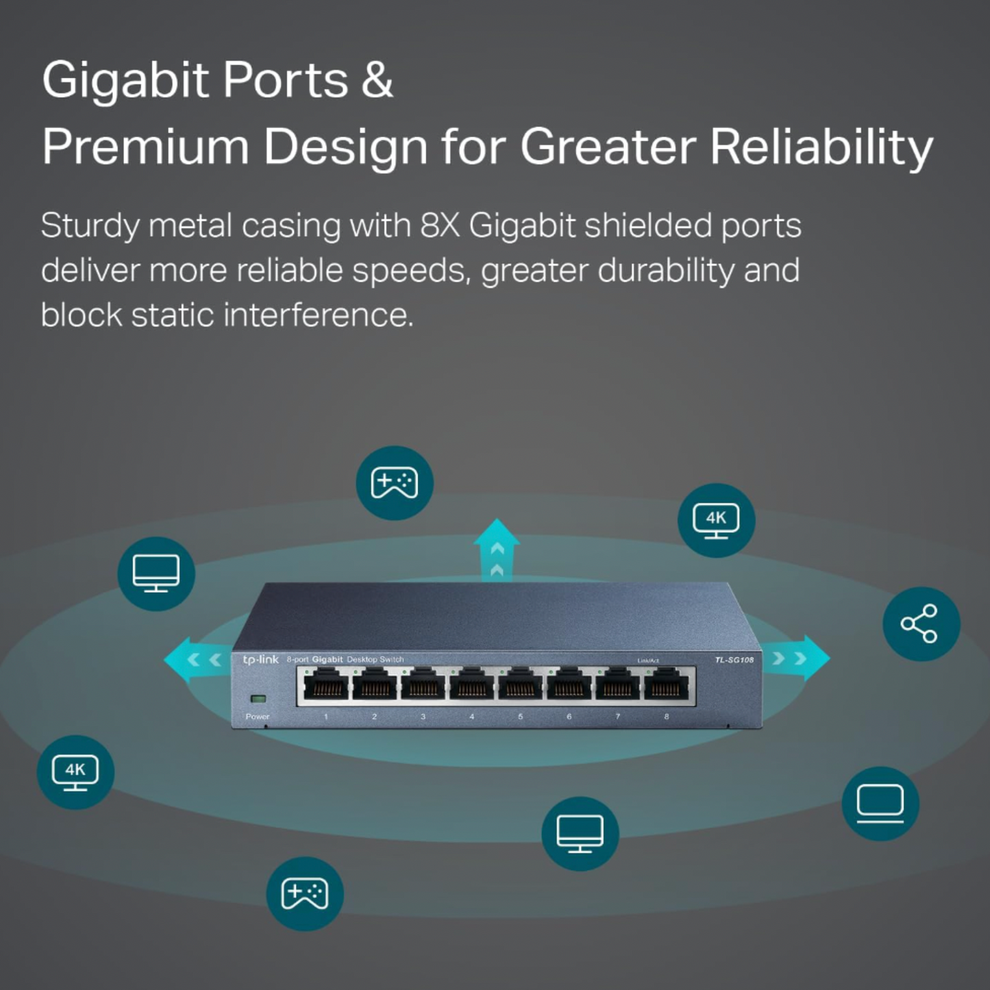 8 Port Gigabit Switch