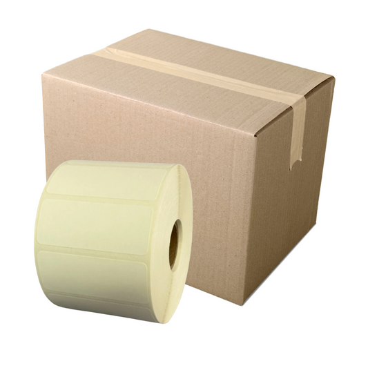 2.5 x 1" Thermal Transfer Paper Inventory Labels - Compatible with Godex Printer (Box of 12)