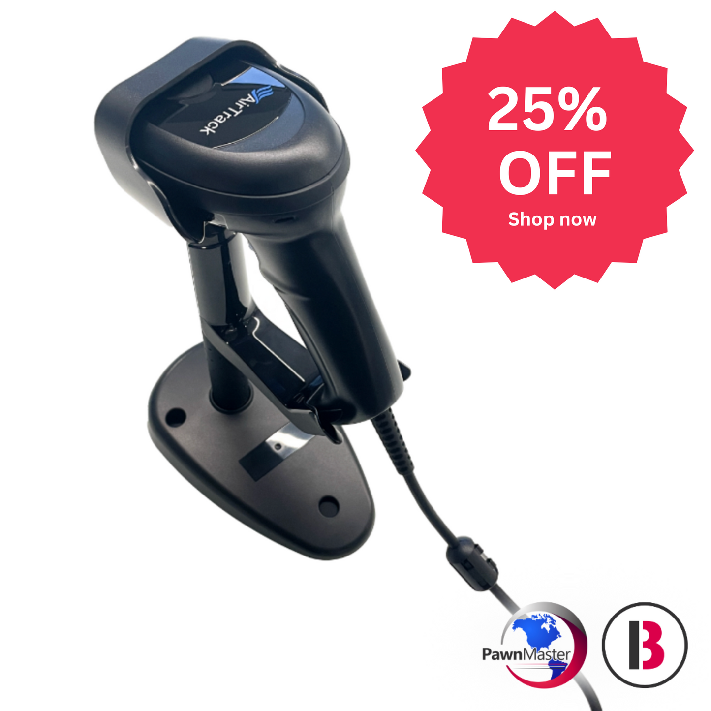 AirTrack S2X Corded Barcode Scanner