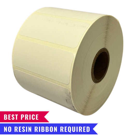 2.5" × 1" Direct Thermal Paper Inventory Labels – Single Roll