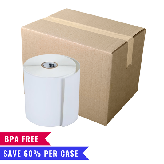 3.125" Thermal Receipt Paper – Box of 50 Rolls