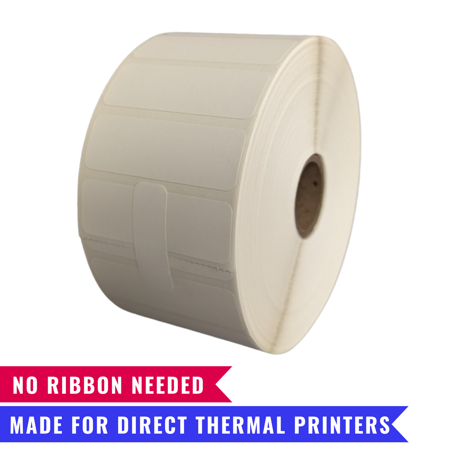 2.25" × 0.75" Direct Thermal Inventory Labels – Single Roll