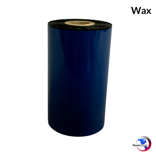 2.5" Datamax Wax Ribbon 1/2" core